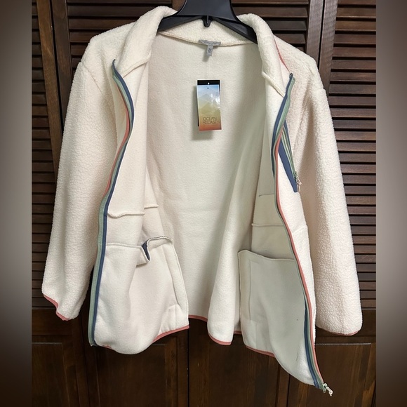 Ocean + Coast Sherpa Full Zip Women’s Ladies Plus Jacket 3X - Picture 9 of 10